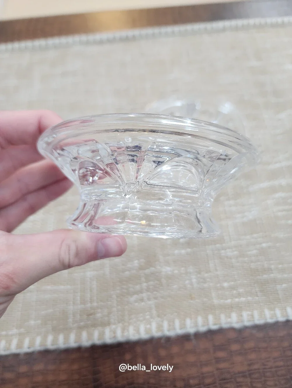Set Of 2 Clear Glass Cabdle Holders